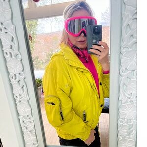 Bogner Women's Vibrant Yellow Ski Jacket